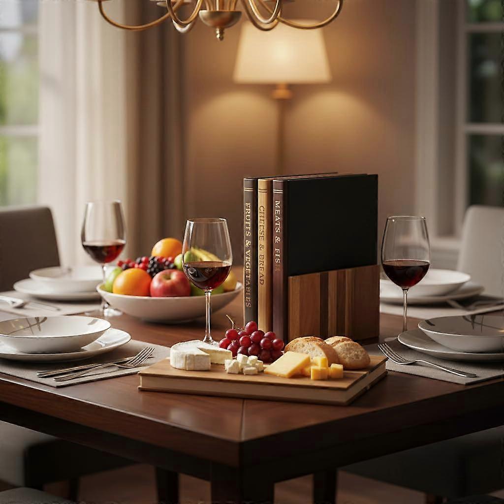 The BookBoard™ Vol. 3 - Wooden Cutting Board Set 📚