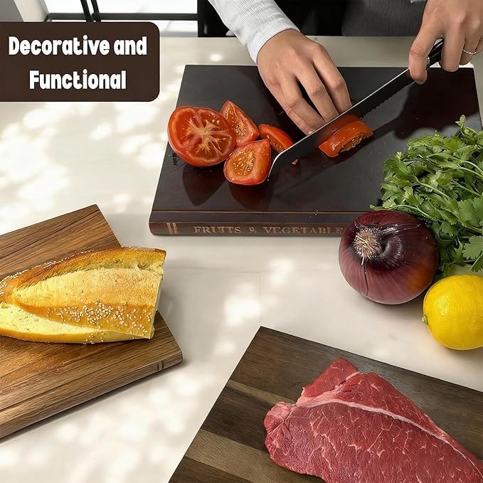 The BookBoard™ Vol. 3 - Wooden Cutting Board Set 📚